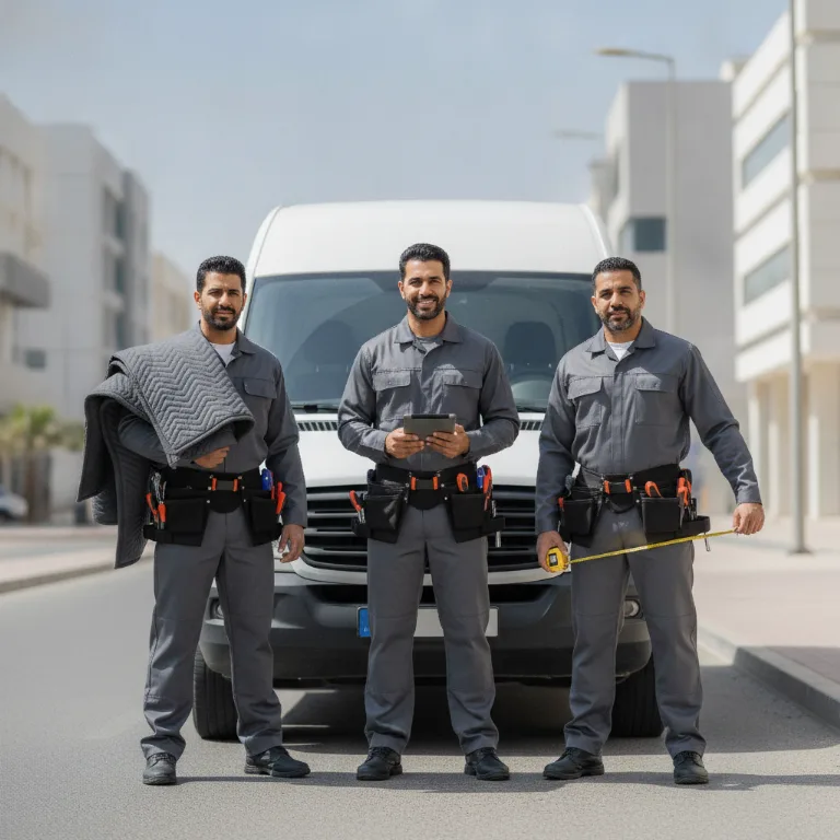Moving Company team in Abu Dhabi